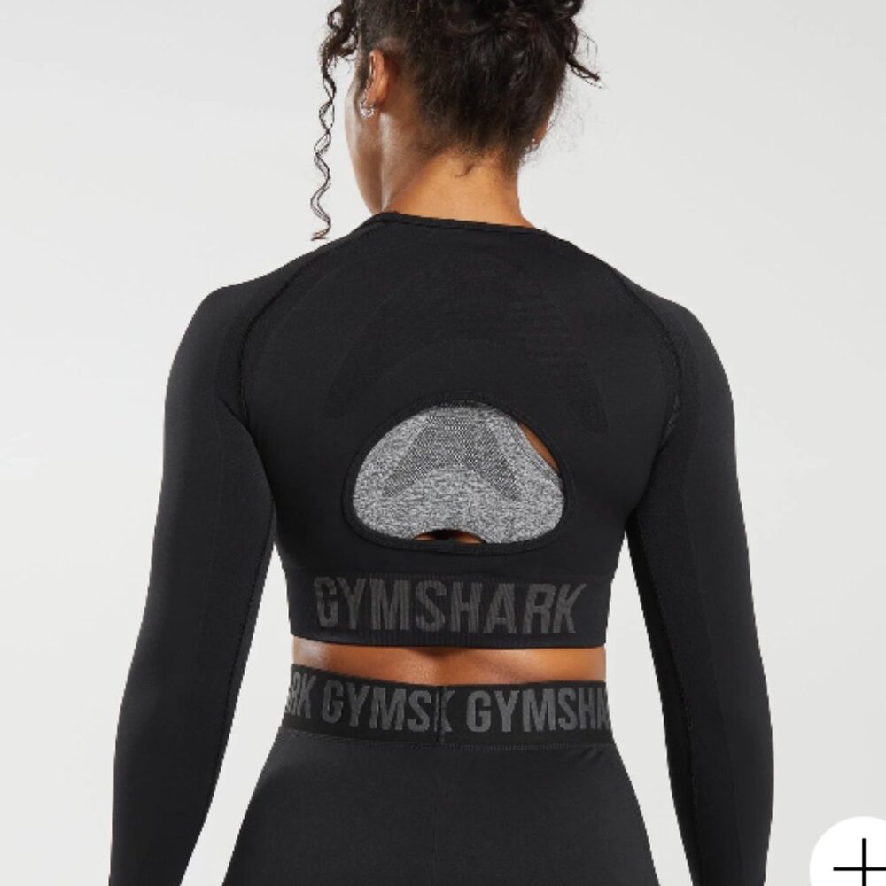 Gymshark Flex Sports Long Sleeve Crop Top